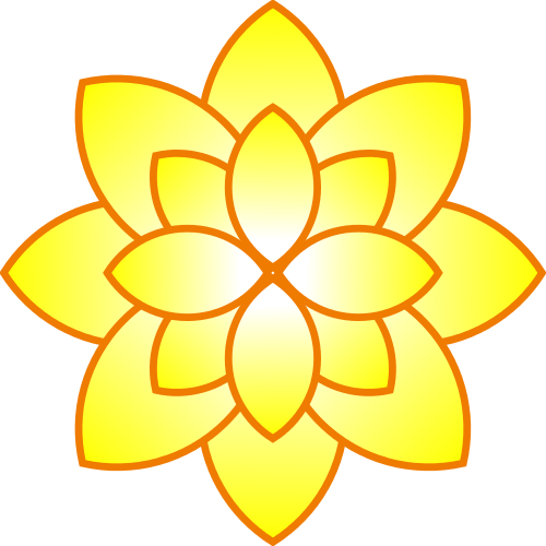 Yellow flower clip art