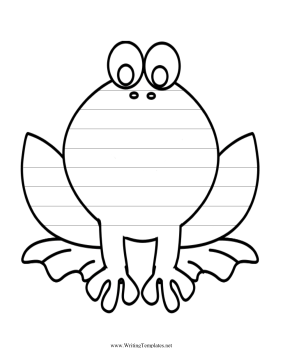 Frog Writing Template Writing Template