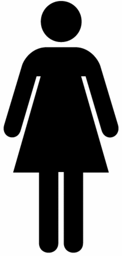 Men Women Bathroom Sign Clipart