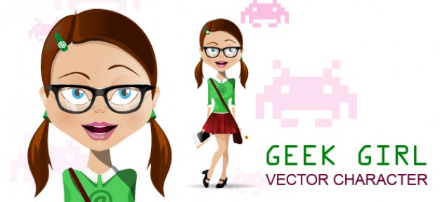 Nerd Images Female | Free Download Clip Art | Free Clip Art | on ...