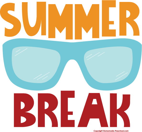 Summer School Break Clipart