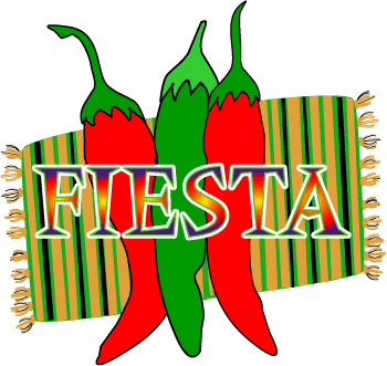 Peppers Mexican Fiesta Clipart