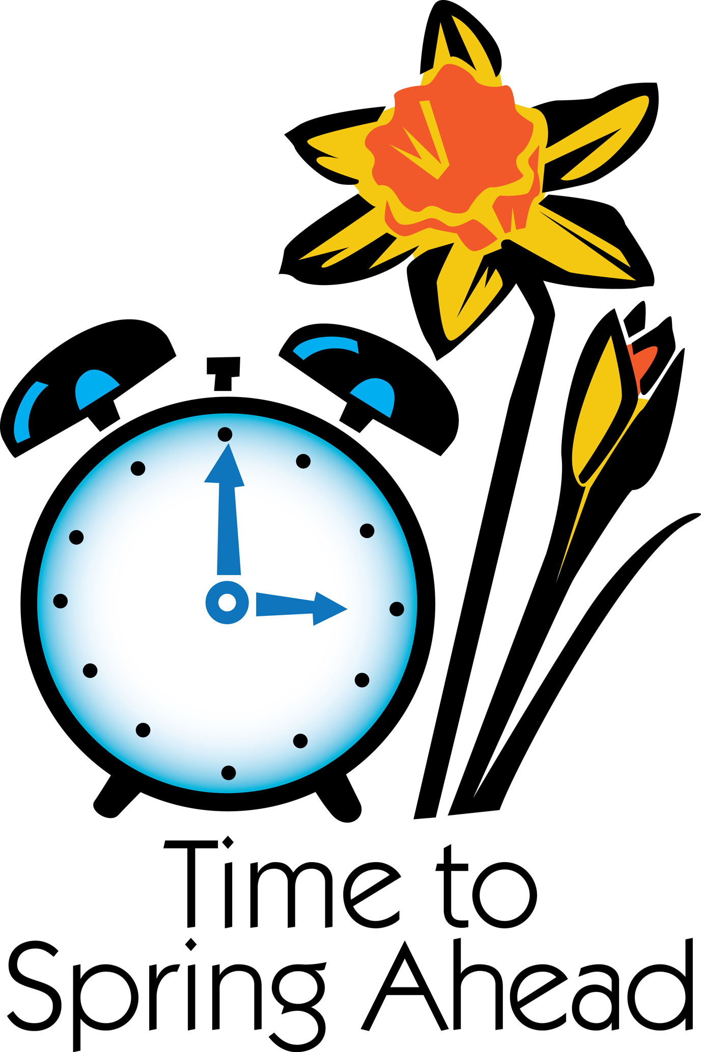 Daylight saving time clip art