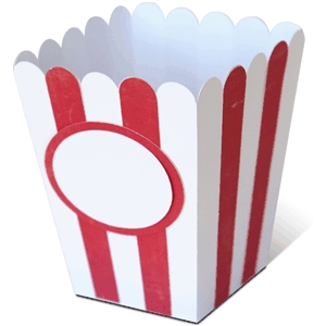 Silhouette Design Store - View Design #19055: popcorn box