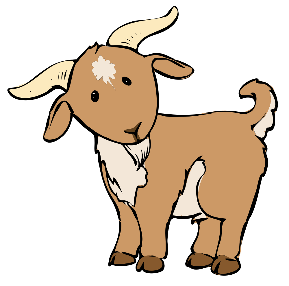 Goat Cartoon Clipart