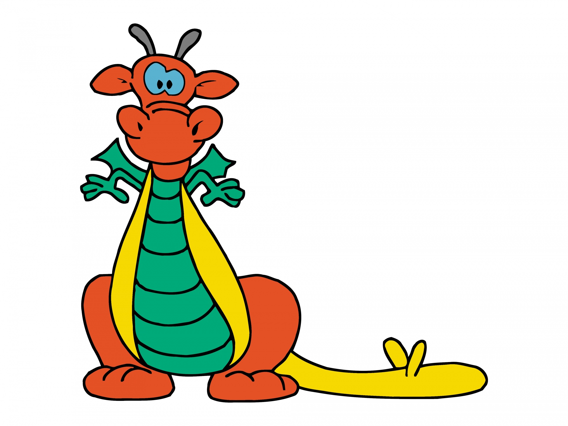 Cartoon Dragon Free Stock Photo - Public Domain Pictures