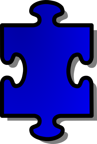 Light It Blue Autism Clip Art Puzzle Pieces - ClipArt Best