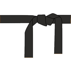 Black belt clip art