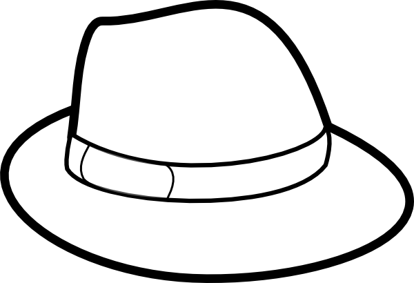 Simple Outlines Cartoon Hats - ClipArt Best