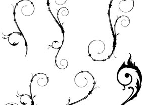 80+ Swirly, Curly & Floral Vector Resources - SpyreStudios