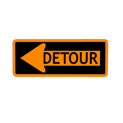 Detour left 3D Model - FormFonts 3D Models & Textures