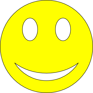 Smiling Smiley clip art - vector clip art online, royalty free ...
