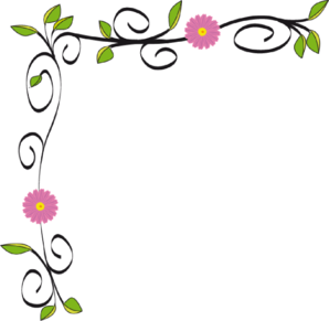 Awsome Backgrounds & Wallpapers » Simple Floral Border