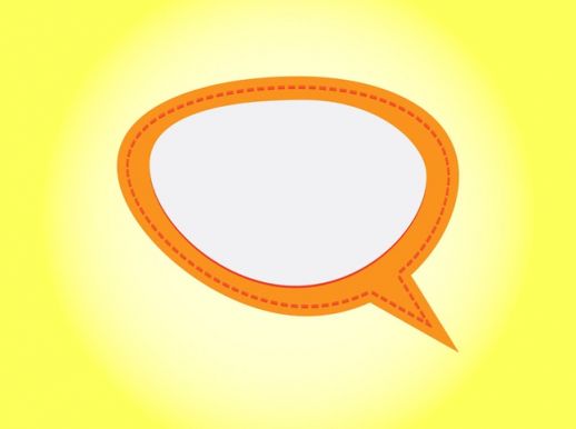 Speech Bubble Vector - AI PDF - Free Graphics download