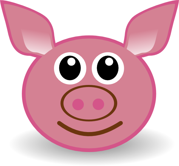 Pig Face Clip Art - vector clip art online, royalty ...