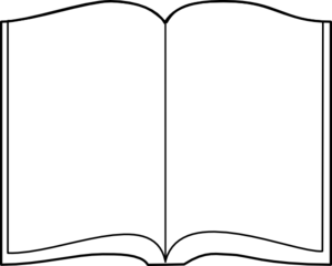 Book Outline Clipart