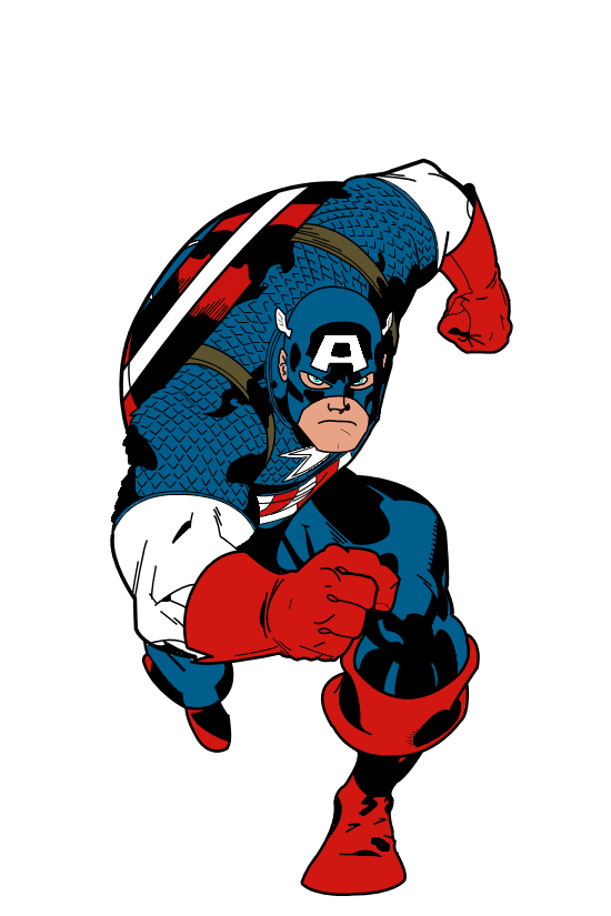 Vector Cartoon Captain America - ClipArt Best