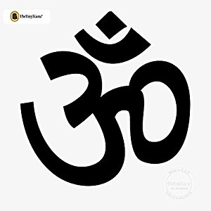 Amazon.com: TheVinylGuru - Om Ohm Symbol Wall Sticker Decal - Size ...