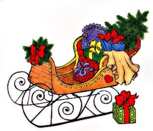 Christmas Sleigh Clipart | Christmas Ideas