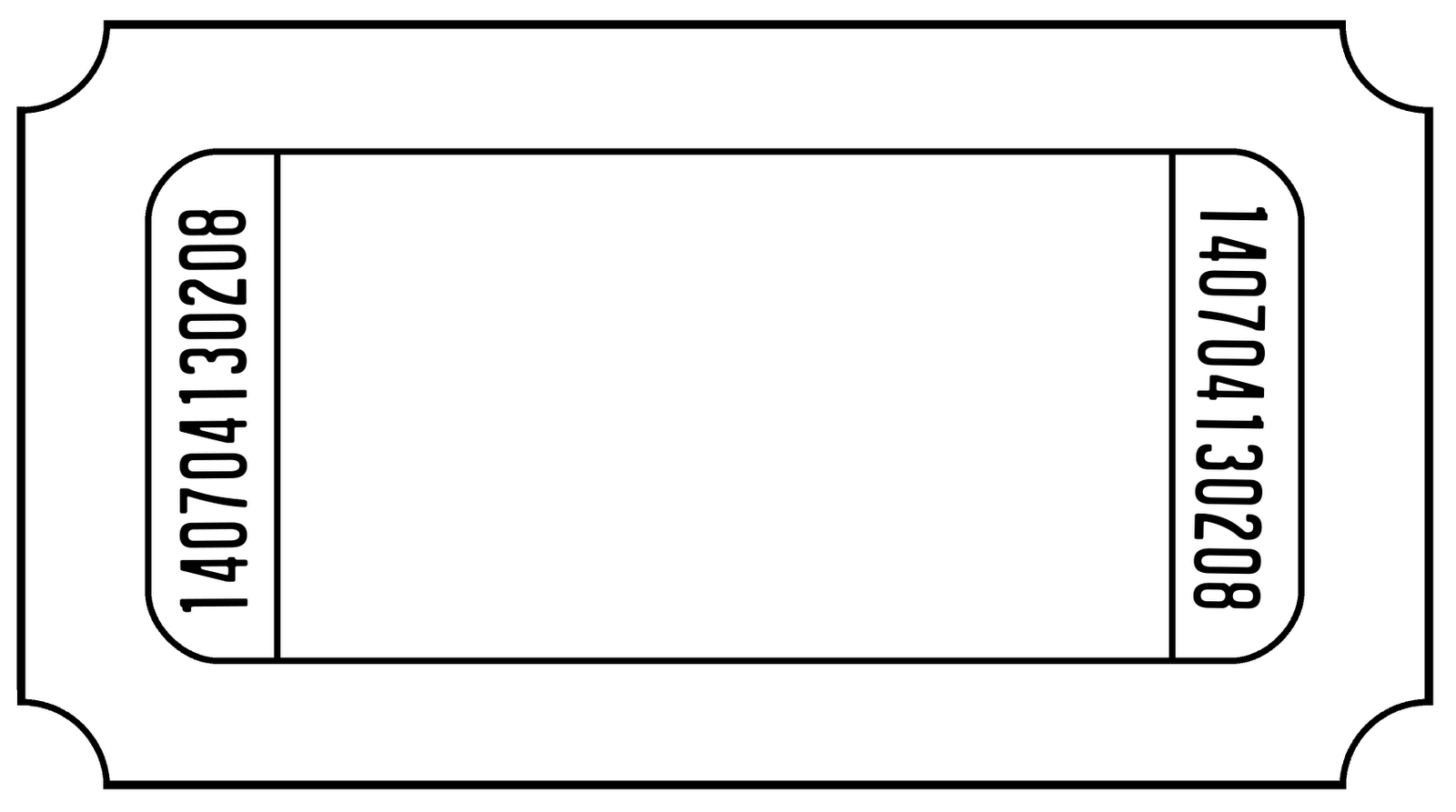 circus ticket blank template