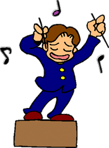 Band director clipart