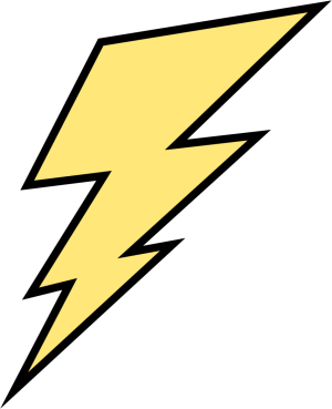 Yellow Lightning Bolt Logo - ClipArt Best