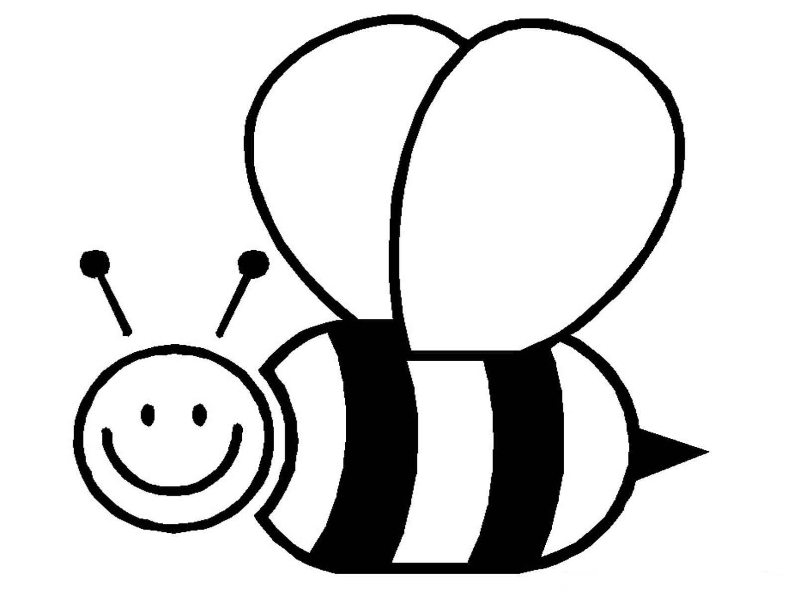 Bumble Bee Clip Art Coloring Page - ClipArt Best