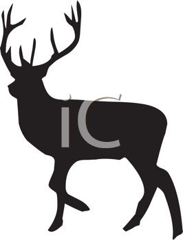 Big Buck Reindeer Clipart