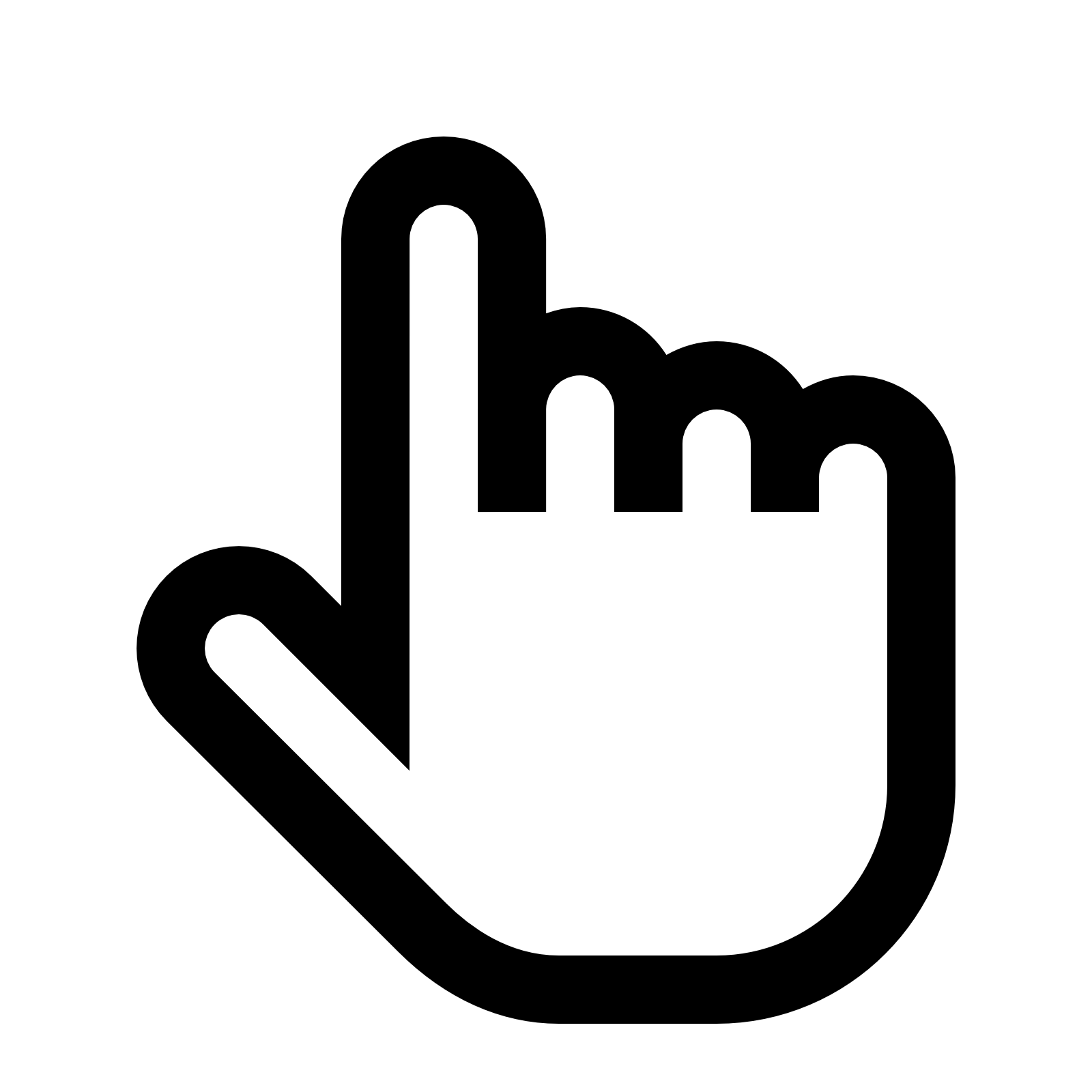 Finger and Thumb Icon - Free Download at Icons8