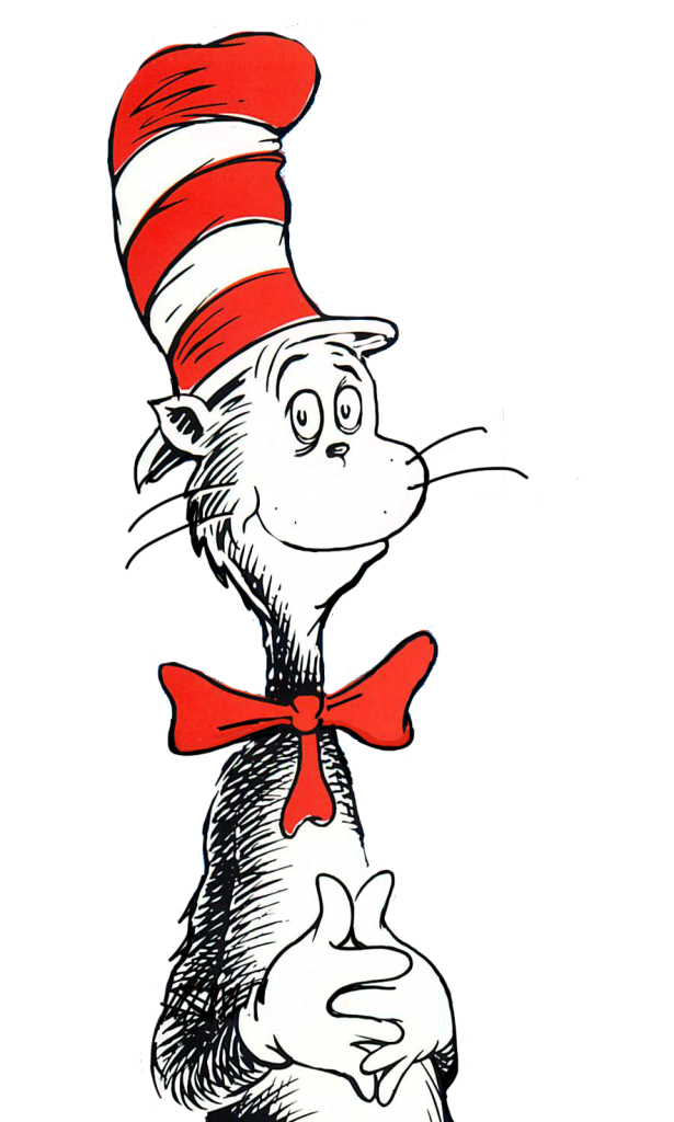 Dr seuss cat in the hat clipart