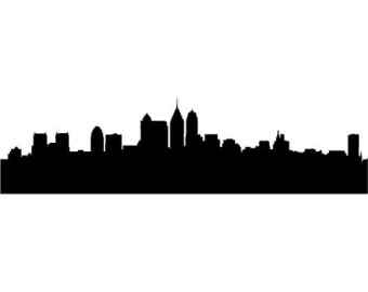 Cleveland Skyline Outline | Free Download Clip Art | Free Clip Art ...