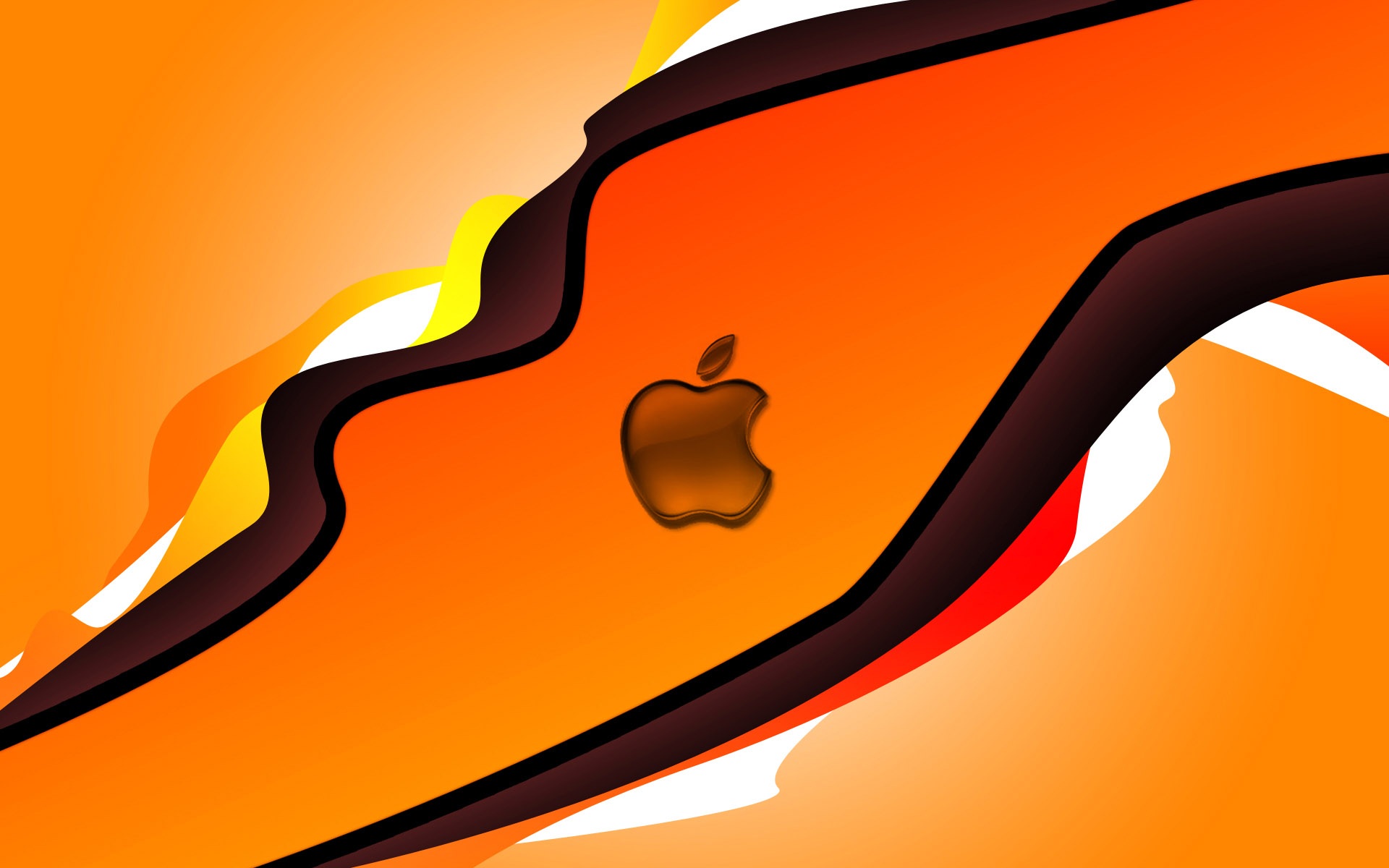 Orange Apple Wallpapers Group (71+)