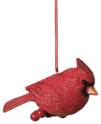 Red Cardinal Christmas Tree Ornament - Nature Bird Spring Novelty ...