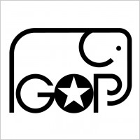 Republican elephant vector logo Free vector for free download ...