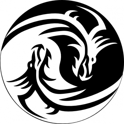 Black And White Dragon Images