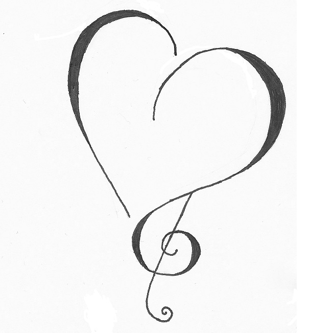 Treble Clef Heart Phone Wallpapers - ClipArt Best