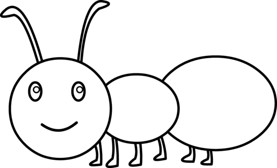 Ant Clipart Black And White - Free Clipart Images