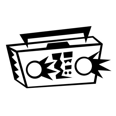 Boom box clip art