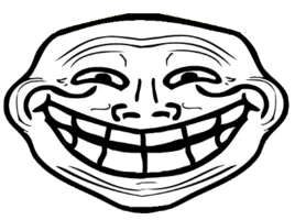 Troll face clipart