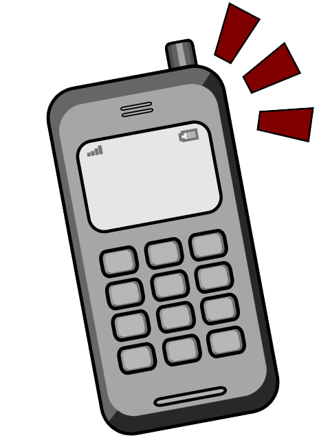 Mobile phone clip art