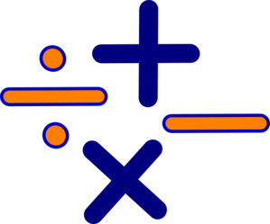 Maths symbols clipart