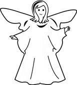 Free Black and White Fantasy Outline Clipart - Clip Art Pictures ...