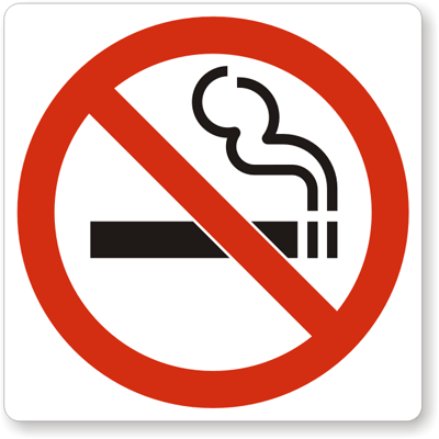 No Smoking Stickers | No Smoking Labels