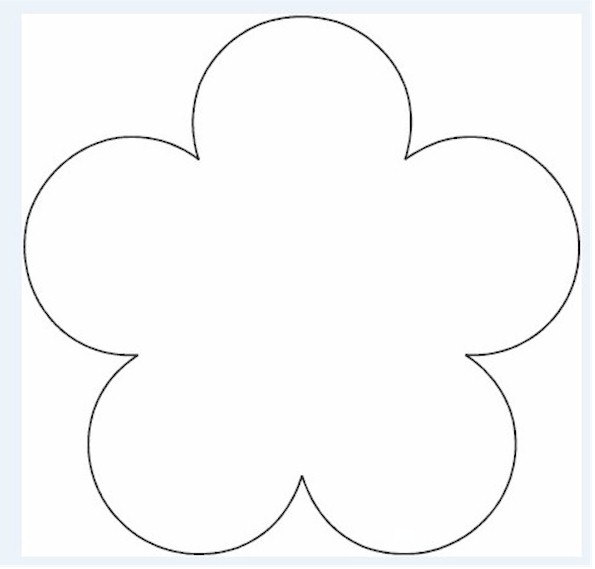 Best Photos of Flower Templates To Cut Out - Flower Pattern Cut ...