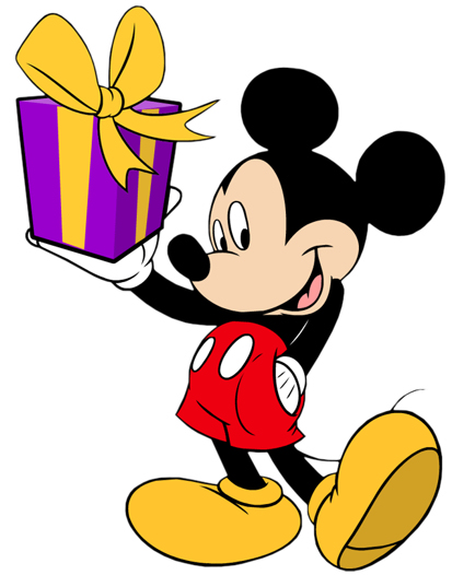 Mickey mouse cake clipart