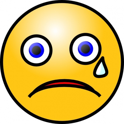 Emoticon Crying Tears - ClipArt Best