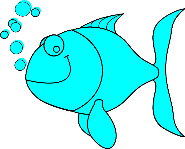 Cute Blue Fish Clipart - ClipArt Best