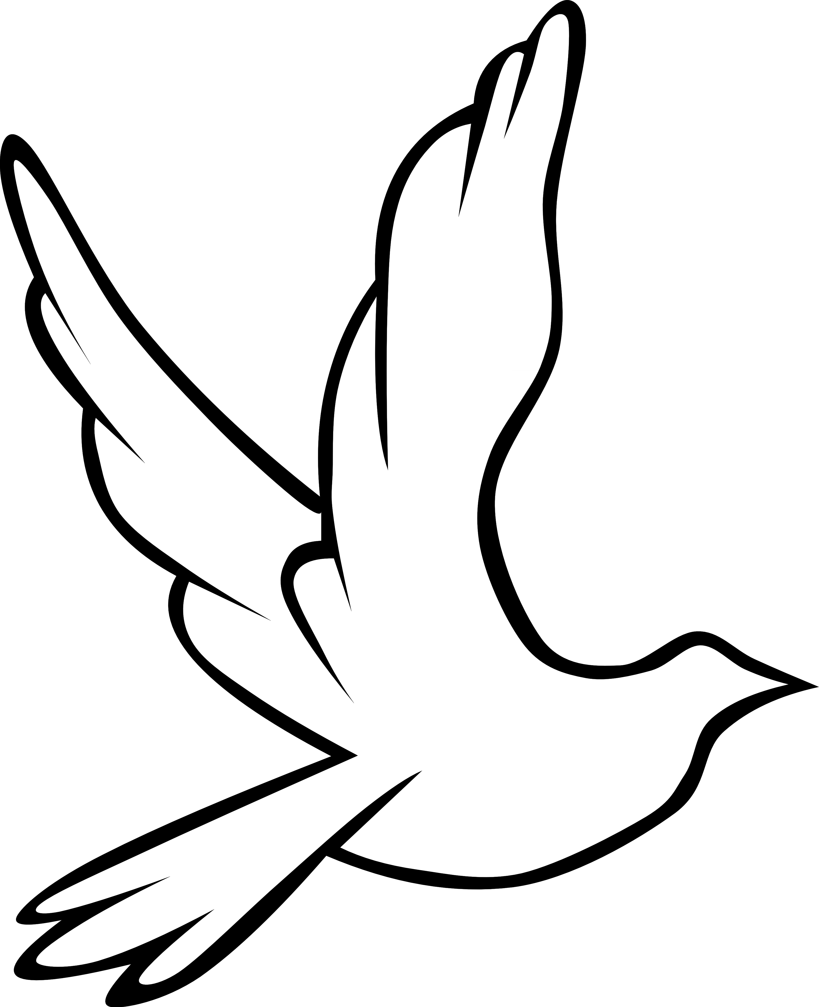 For - Doves Flying Clipart - Free Clipart Images