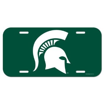 Amazon.com : Michigan State Spartans NCAA License Plastic Plate ...