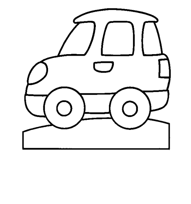 simple toy car drawing